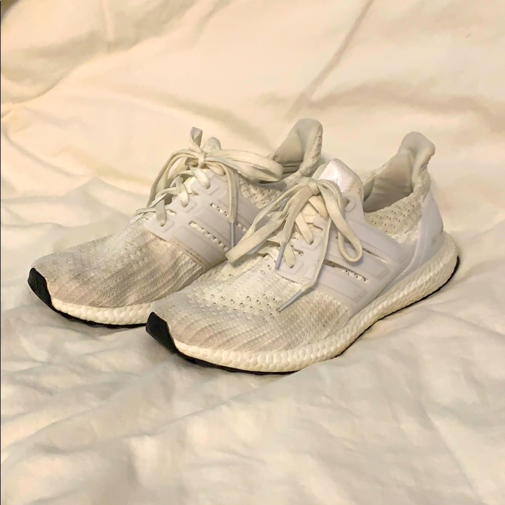 White Ultra Boosts